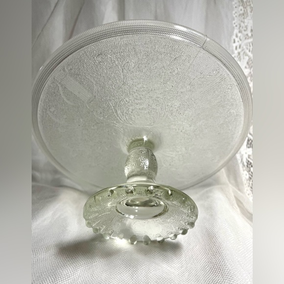 Antique EAPG Bryce Brothers Footed Cake Stand - Picture 6 of 12